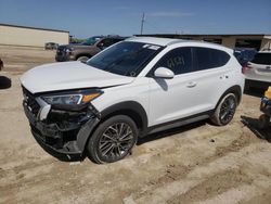 Salvage cars for sale at Temple, TX auction: 2021 Hyundai Tucson Limited