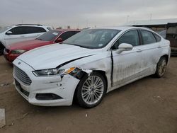 Salvage cars for sale at Brighton, CO auction: 2016 Ford Fusion SE