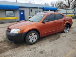 Salvage cars for sale at Wichita, KS auction: 2008 Dodge Avenger SE