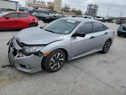 Vehiculos salvage en venta de Copart New Orleans, LA: 2017 Honda Civic LX