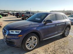 Salvage cars for sale at Houston, TX auction: 2018 Audi Q5 Premium Plus