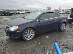 Volkswagen eos salvage cars for sale: 2007 Volkswagen EOS 2.0T Luxury