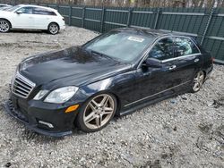 Salvage cars for sale at Candia, NH auction: 2011 Mercedes-Benz E 550 4matic