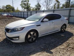 Salvage cars for sale at Riverview, FL auction: 2012 KIA Optima Hybrid