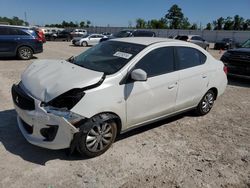 Salvage cars for sale from Copart Houston, TX: 2020 Mitsubishi Mirage G4 ES