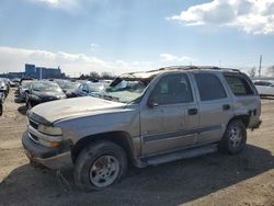 Salvage cars for sale at Des Moines, IA auction: 2002 Chevrolet Tahoe K1500