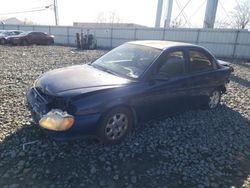 KIA salvage cars for sale: 2000 KIA Sephia Base