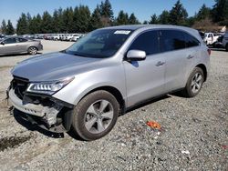 Salvage cars for sale from Copart Graham, WA: 2014 Acura MDX