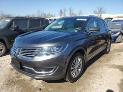 Lincoln salvage cars for sale: 2018 Lincoln MKX Select