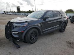 Salvage cars for sale from Copart Miami, FL: 2020 Ford Explorer Police Interceptor
