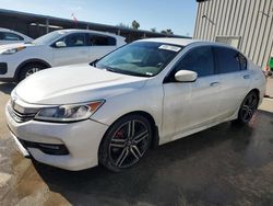 Salvage cars for sale from Copart Fresno, CA: 2017 Honda Accord Sport