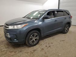 Toyota Highlander le salvage cars for sale: 2019 Toyota Highlander LE