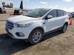 Salvage cars for sale from Copart San Diego, CA: 2017 Ford Escape SE