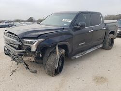 Salvage cars for sale from Copart San Antonio, TX: 2023 Toyota Tundra Crewmax Limited