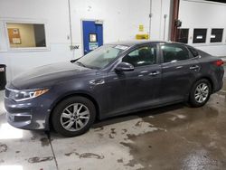 Salvage cars for sale from Copart Blaine, MN: 2017 KIA Optima LX