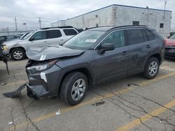 Toyota Rav4 salvage cars for sale: 2021 Toyota Rav4 LE