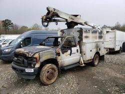 Salvage trucks for sale at Spartanburg, SC auction: 2009 Ford F550 Super Duty