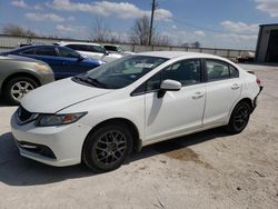 Salvage cars for sale from Copart Haslet, TX: 2014 Honda Civic LX