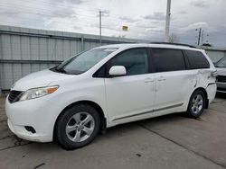 Toyota salvage cars for sale: 2012 Toyota Sienna LE