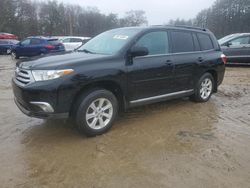 Salvage cars for sale from Copart North Billerica, MA: 2012 Toyota Highlander Base