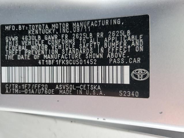 2012 Toyota Camry Base