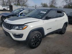 Jeep salvage cars for sale: 2021 Jeep Compass Trailhawk