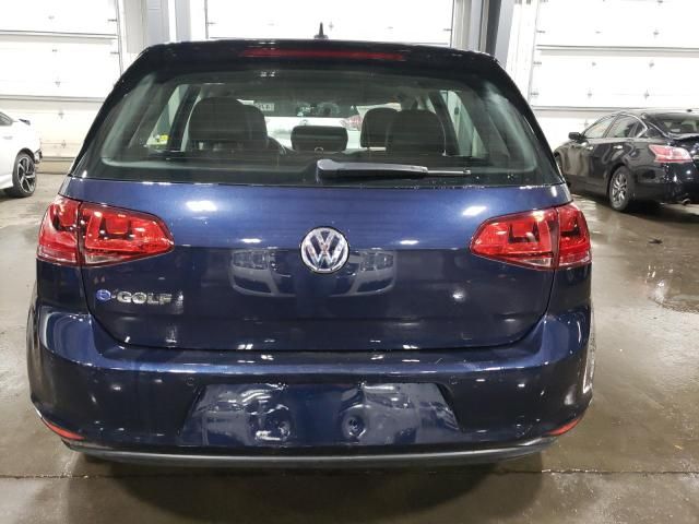 2016 Volkswagen E-GOLF SEL Premium