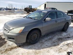 Salvage cars for sale from Copart Rocky View County, AB: 2006 Honda Accord SE