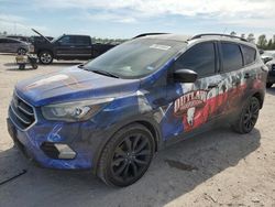 Salvage cars for sale at Houston, TX auction: 2018 Ford Escape SE