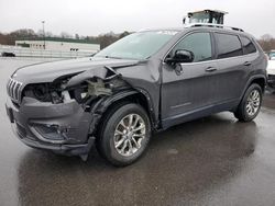 Salvage cars for sale from Copart Assonet, MA: 2019 Jeep Cherokee Latitude Plus