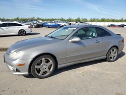 Salvage cars for sale at Fresno, CA auction: 2009 Mercedes-Benz CLK 350