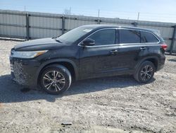 Salvage cars for sale at Hueytown, AL auction: 2018 Toyota Highlander LE