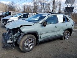 Salvage cars for sale at Marlboro, NY auction: 2022 Toyota Rav4 XLE