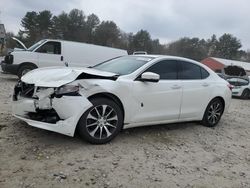 Salvage cars for sale at Mendon, MA auction: 2015 Acura TLX