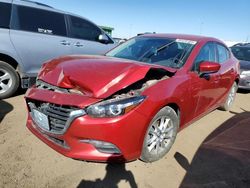 Salvage cars for sale from Copart Brighton, CO: 2017 Mazda 3 Sport