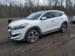 Salvage cars for sale from Copart Ontario Auction, ON: 2017 Hyundai Tucson Limited