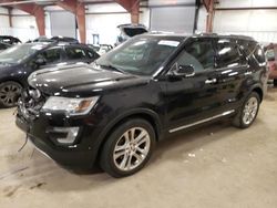 Ford salvage cars for sale: 2016 Ford Explorer Limited