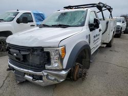 Salvage cars for sale from Copart Ellwood City, PA: 2017 Ford F550 Super Duty