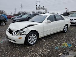 Mercedes-Benz S 430 4matic salvage cars for sale: 2005 Mercedes-Benz S 430 4matic