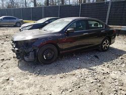 Salvage cars for sale at Waldorf, MD auction: 2016 Honda Accord LX