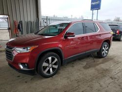 Chevrolet salvage cars for sale: 2018 Chevrolet Traverse LT