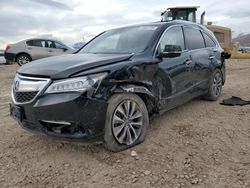 Salvage cars for sale at Magna, UT auction: 2016 Acura MDX Technology