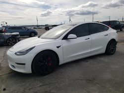 Salvage cars for sale from Copart Sun Valley, CA: 2020 Tesla Model 3