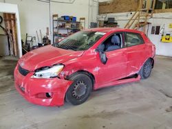 Toyota salvage cars for sale: 2009 Toyota Corolla Matrix