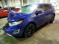 Salvage cars for sale at Woodhaven, MI auction: 2015 Ford Edge SEL
