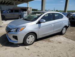 Salvage cars for sale from Copart West Palm Beach, FL: 2021 Mitsubishi Mirage G4 ES