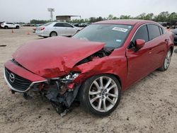 Salvage cars for sale at Houston, TX auction: 2017 Mazda 6 Touring