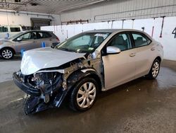 Toyota Corolla salvage cars for sale: 2015 Toyota Corolla L