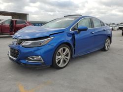 Salvage cars for sale from Copart Grand Prairie, TX: 2016 Chevrolet Cruze Premier