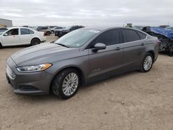 Salvage cars for sale from Copart Amarillo, TX: 2014 Ford Fusion S Hybrid